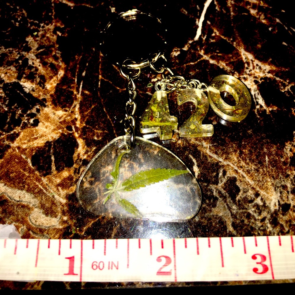 Hemp keychain